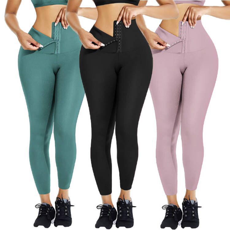 Womens High Waist Leggings for Fitness Shapewear - Tummy Control Workout Pants